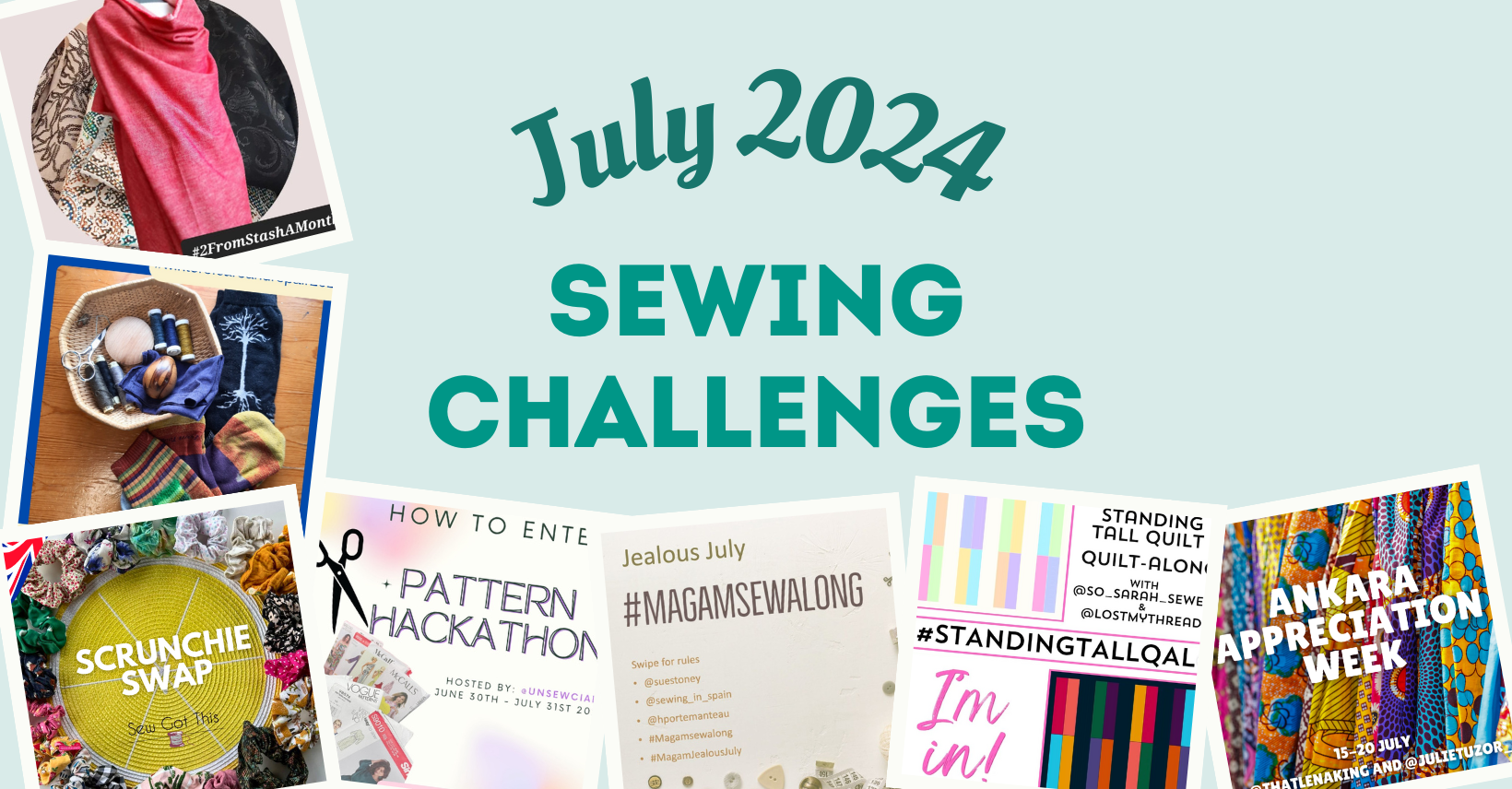 Sewing Challenges July 2024 Stash Hub